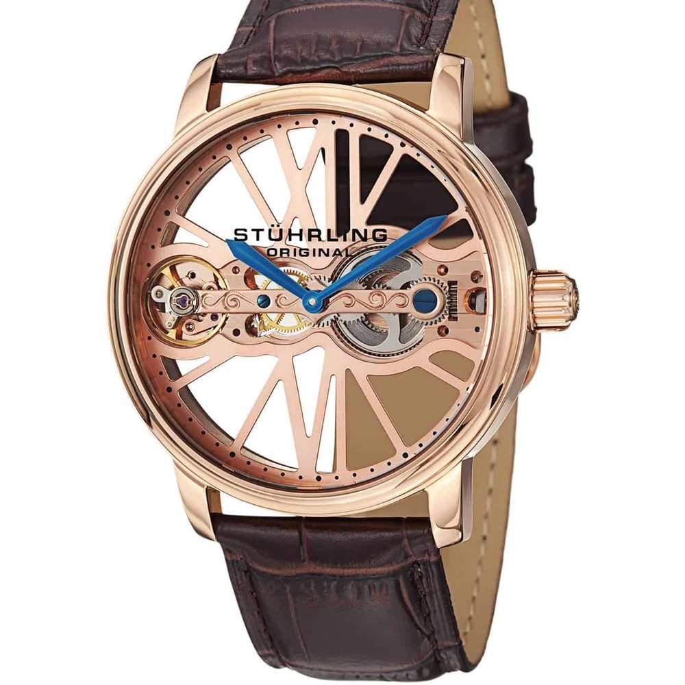 Stührlung Winchester Bridge 527 Hand-wind 46mm Skeleton Watch